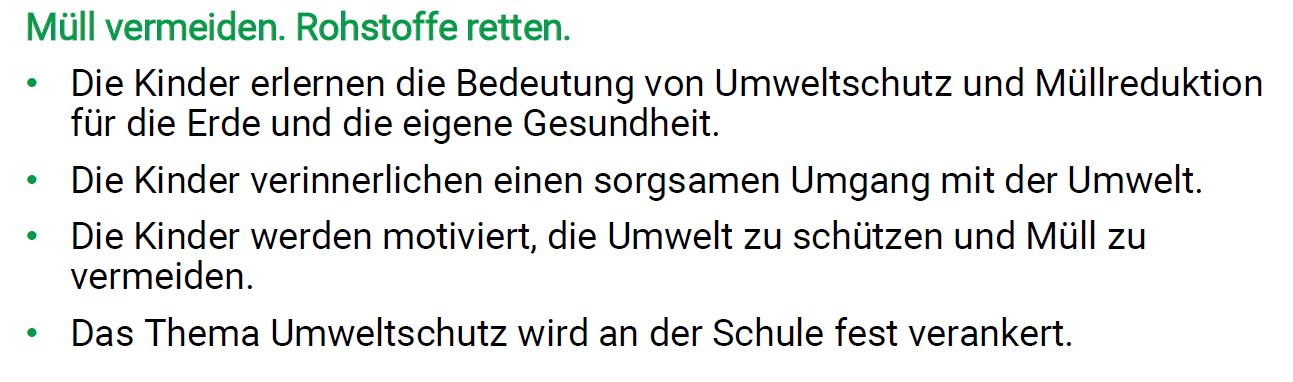 Was wollen wir erreichen